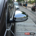Kia Sportage KX5 Mk4 2015-2021 хром накладки на зеркала цельные - 2015