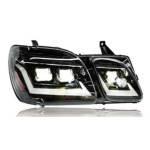 Lexus LX470 1998+ оптика передняя Full LED черная ZW
