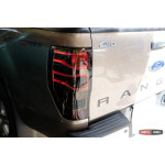 Ford Ranger T6 T7 задние тюнинг фонари LED черные - 2012 JunYan