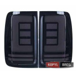 Volkswagen Amarok 2009+ тюнинг фонари задние черные WC 