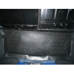 Коврик в багажник Peugeot 107 хетчбек (05-) полиуретан (резиновые) L.Locker