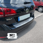Накладки на бампер с загибом Volkswagen GOLF VII универсал 2012-2020 NataNiko