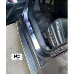 Накладки на пороги Honda PILOT III 2015- 4 шт на метал Premium NataNiko
