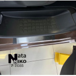 Накладки на пороги для Тойота PROACE 2016- 4 шт на метал Premium NataNiko