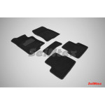 Килими салону 3D ворс Honda Accord VIII 2008-2012 / Чорні 5шт - Seintex