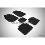 Ковры салона 3D ворс для Тойота Camry (V50) 2011- /Черные 5шт - Seintex