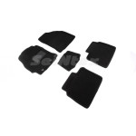 Ковры салона 3D ворс для Тойота Corolla 2013- /Черные 5шт - Seintex