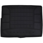 Резиновый коврик в багажник  для Citroen C4 Picasso (mkII)(без доп. грузовой полки)(с запаской)(багажник) Frogum