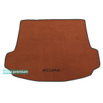 Двошарові килимки в багажник Acura MDX (mkII) 2007-2013 Terracot Sotra Premium 10mm