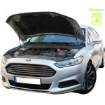 Газовий упор капота для Ford Fusion 2 2012- Оригінальний алюмін / капот 2 шт.