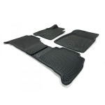 Ковры салона для Тойота Land Cruiser 200/Lexus LX570 2012- чёрные 3D-EVA, 5шт