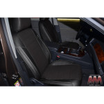 Чохли на сидіння VW Toureg c 2011 - серія AM-X (паралельна ПОДВІЙНА рядок) - еко шкіра - Автоманія