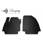 	?оврики в салон Renault Clio IV 2012-2019 (2 шт) резиновые Stingray