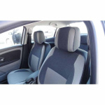 Чохли сидіння RENAULT Fluence суцільна спинка з 2009р фірми MW Brothers - кожзам