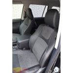 Чехлы на сиденья для Тойота PRADO 150 рейстайлинг с 2013г - Leather Stle - Mw Brothers