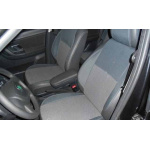 Авточехлы для Skoda ROOMSTER 2006- - кожзам - Premium Style MW Brothers 