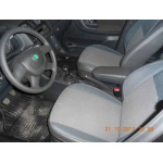 Чехлы сиденья Skoda ROOMSTER с 1999-2006г фирмы MW Brothers - кожзам