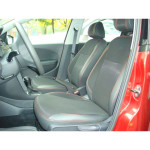 Чехлы сиденья Volkswagen Polo NEW седан - раздельная с 2009г фирмы MW Brothers - кожзам