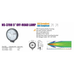 Фари додаткові NS-3708 BC H3 / 12V / 55W / D = 175mm (5)