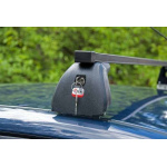 Багажник AMOS Beta - Kit 102 - в штатные места с черной квадратной поперечиной