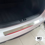 Накладки на бампер Kia CEED III 5D 2019- с загибом NataNiko