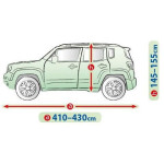 Чохол-тент для автомобіля „Mobile Garage”(3-шарова мембрана тканина) MH SUV/off Road 410-430х156х148 см