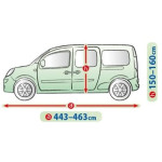 Чохол-тент для автомобіля „Mobile Garage” (3-кульова мембрана тканина) XL LAV 443 - 463 х 150 - 160 см