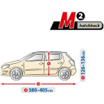 Чохол-тент для автомобіля "Optimal Garage" M2 хетчбек 380-405 х 136 х148 см