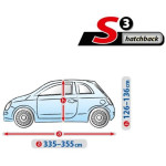 Чохол-тент для автомобіля Basik Garage (багатошарова тканина) S3 хетчбек 335-355 х 136 х148 см