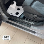 Накладки на пороги карбон VW GOLF VIII *2020 - встановлення на метал - NataNiko