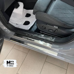 Накладки на пороги VW GOLF VIII 2020-8 шт. установка на метал - NataNiko