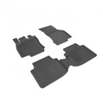 Автомобільні килимки в салон Hyundai Elantra 2015-20 чорні - SAHLER