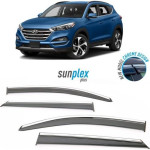 Дефлектор на окна (ветровики) SUNPLEX Hyundai Tucson 2015-2019 PLUS-1 009 001