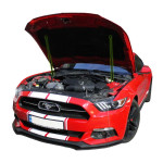 Газовий упор капота для Ford Mustang 6 2015-2017 2шт. ТІЛЬКИ! для капота без вент/викруток - UporKapota