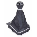 Чохол важеля КПП для Volkswagen Golf V '03-08/Golf VI '08-12/Jetta '05-11 (+ручка 6 ст КПП) - AVTM