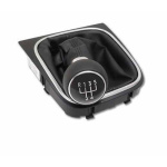 Чохол важеля КПП для Volkswagen Golf V '03-08/Golf VI '08-12/Jetta '05-11 (+ручка 5 ст КПП) - AVTM