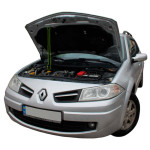 Газовий упор капота для Renault Megan 2 2002-2009 1шт. підходить диз/бенз - UporKapota
