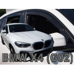 Ветровики для BMW X4 G02 2018+ 5D (вставные, кт - 4шт) (Heko) 11179