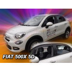 Ветровики для Fiat 500Х 2015+ 5D (вставные, кт - 4шт) (Heko) 15174