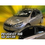 Вітровики для Peugeot 308 II 2013-2021 HTB 5D (вставні, 4шт) (Heko) 26154