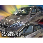 Вітровики для Peugeot 308 II 2014-2021 SW=універсал 5D (вставні, 4шт) (Heko) 26155