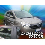 Ветровики для Renault Lodgy 2012+ (Heko) 5D (вставные, 4шт) 13110