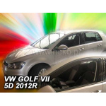 Ветровики для Volkswagen Golf-7 2012+ 5D (вставные, кт - 4шт) (Heko) 31194