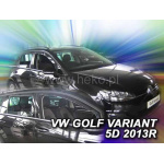 Ветровики для Volkswagen Golf-7 2012+ 5D (вставные, кт - 4шт) Variant/Alltrack (Heko) 31195