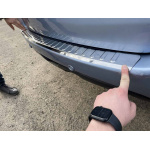 Накладка на задний бампер для Renault Koleos 2008-2016 Хром-нерж (TAN24)