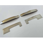 Накладки на ручки для Dacia Dokker 2012- хром-нерж, 4 шт (TAN24)