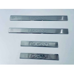 Накладки на пороги для Dacia Logan 2005+ 4шт (TAN24)