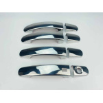 Накладки на ручки для Ford Focus C - MAX 2003-2010-+ ПІД ЧИП хром-нерж, 4 шт (TAN24)
