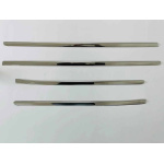 Окантовка окон для Dacia Duster 2018+ 4шт (TAN24) 