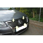Накладка на передню решітку для Volkswagen Passat B6 2005-2011 8шт (TAN24) 